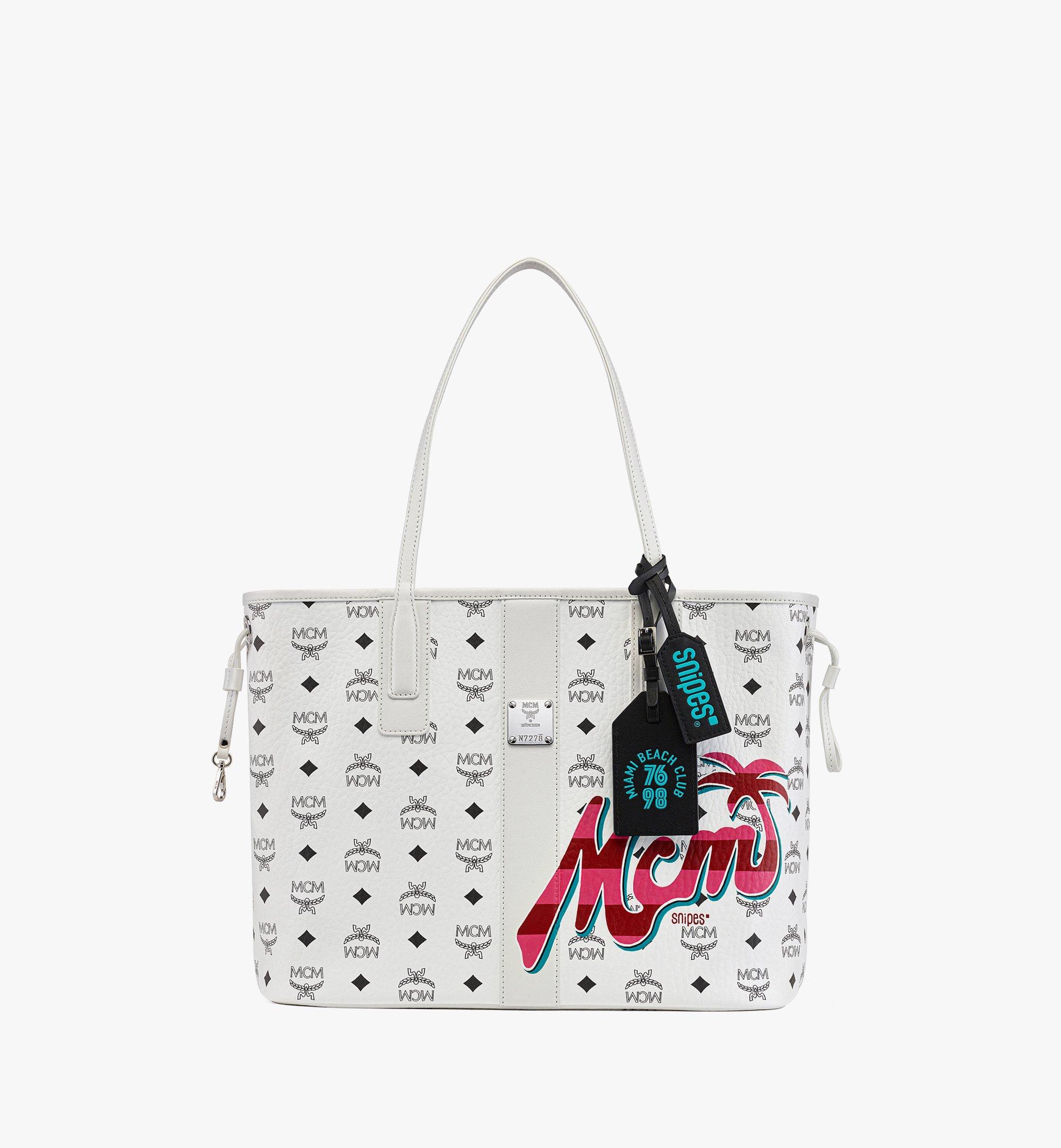 MCM x SNIPES Reversible Liz Shopper in Visetos 1
